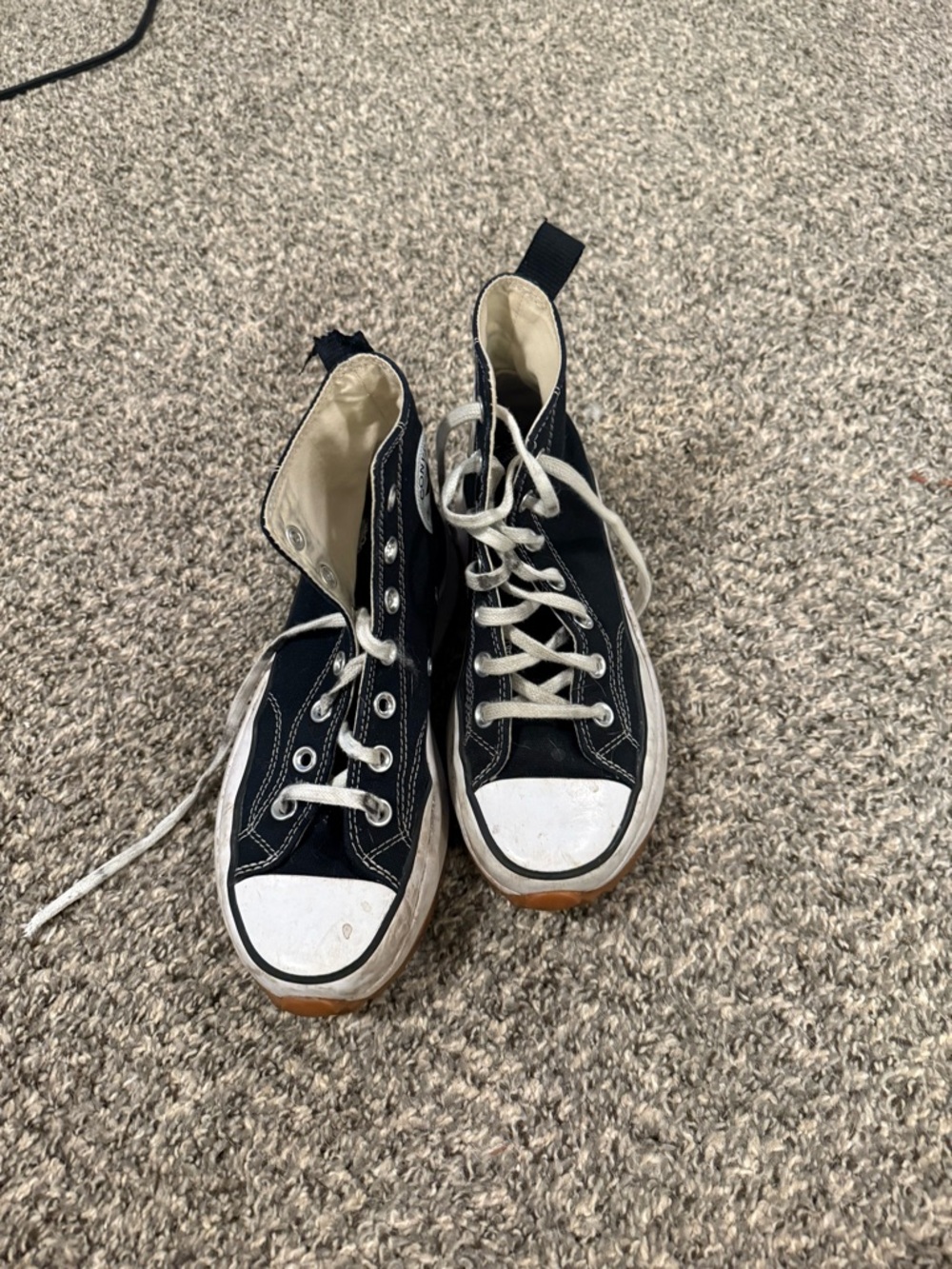 Converse Kids Black and White High-Top Sneakers